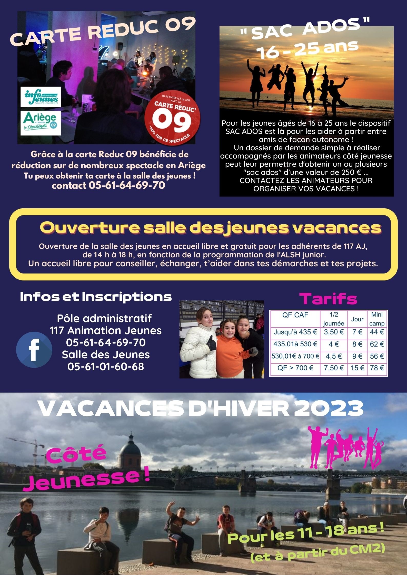 Le Programme Des Vacances D Hiver 11 18 Ans 117 Animation Jeunes